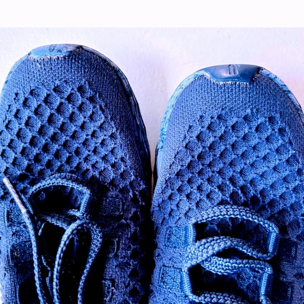 NOBULL Knit Runner Mens 7 Womens 8.5 Blue Marbled Training Shoes